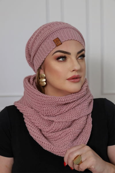 Kit Touca e Gola Tricot Nevada Unissex